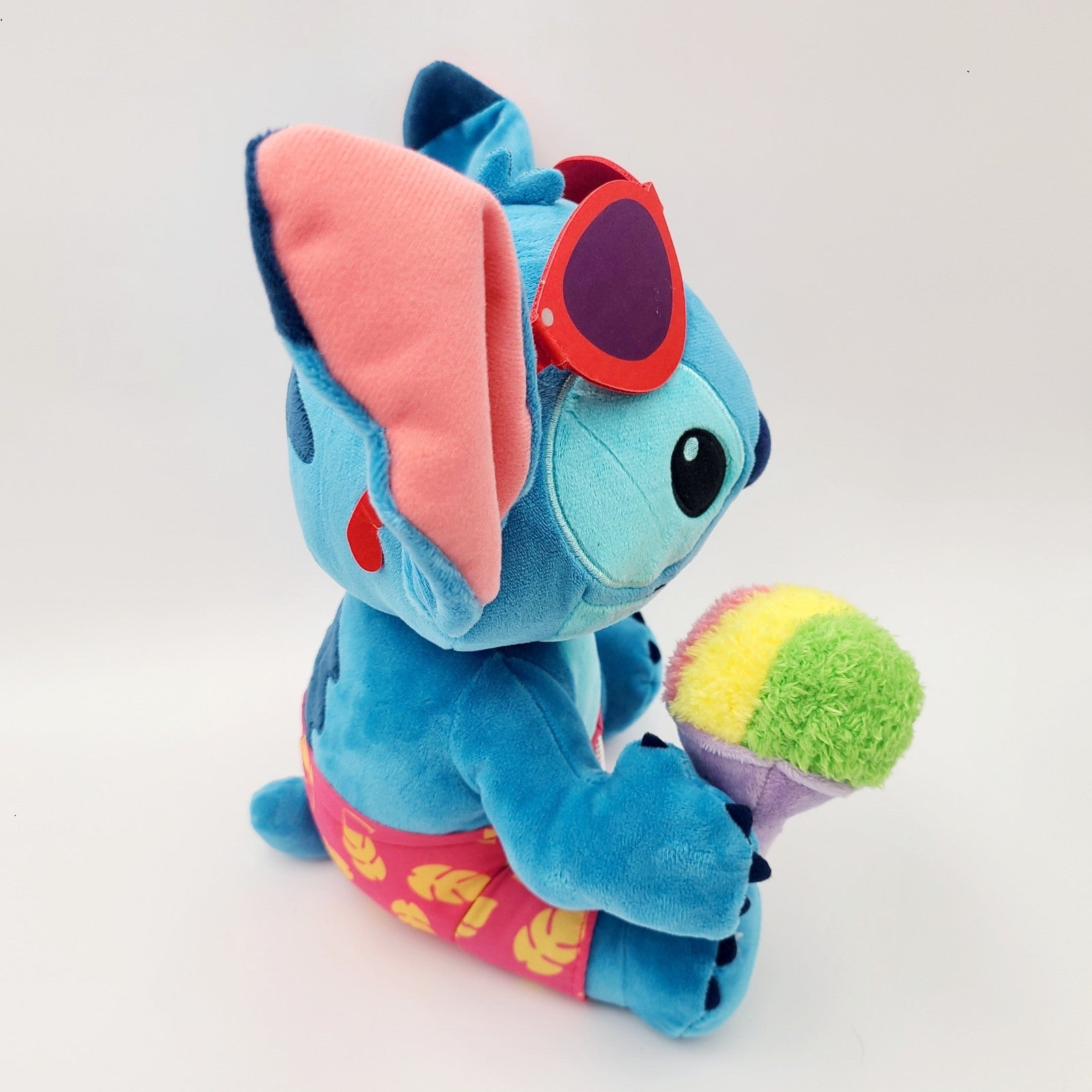 2025 Disney Parks Aulani Resort Stitch Snow Cone Live Action Plush 13” New