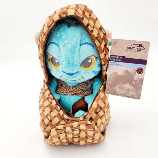 NEW 2023 Disney Parks Pandora Avatar Blue Baby Na’vi  Blanket Pouch Plush Toy