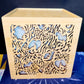 NEW 2023 Disney Parks Animal Kingdom 25th Anniversary Wood Light Up Cube Box
