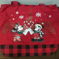 2019 Disney Parks Mickey Mouse & Minnie Christmas Canvas Tote Bag Holiday Gift
