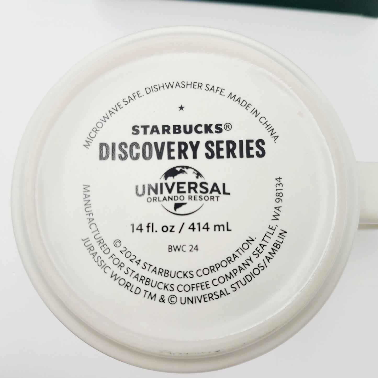Universal Studio Orlando Starbucks Discovery Series Ceramic Coffee Mug Ornament