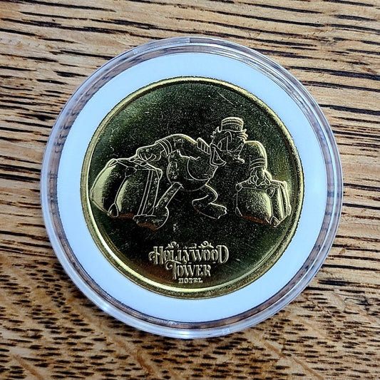 Disney Parks Hollywood Studios Tower of Terror Donald Collectible Coin Medallion