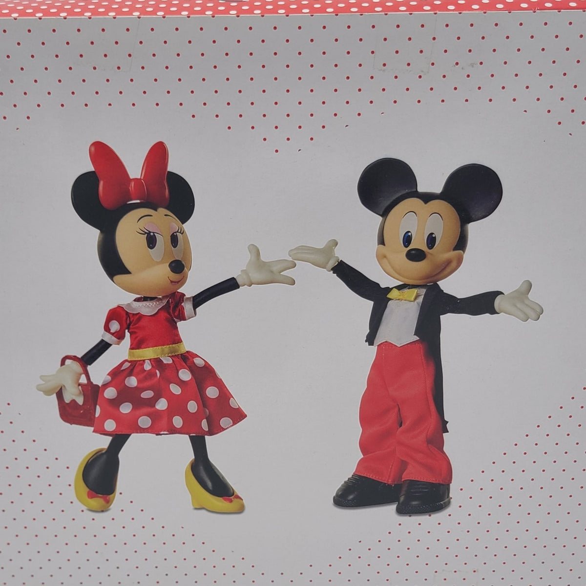 Disney Parks Mickey & Minnie Mouse Doll Set Limited Release Articulate Dolls