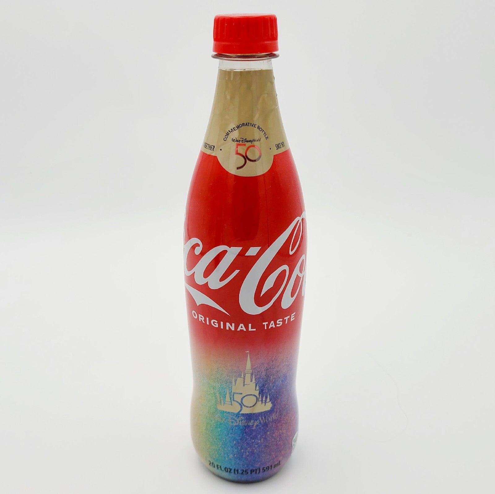Walt Disney World Parks 50th Anniversary Coke Coca Cola Commemorative Bottle Set