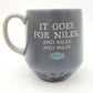 (1) Disney World Parks Jungle Cruise It goes for Niles, and Niles Coffee Mug NEW