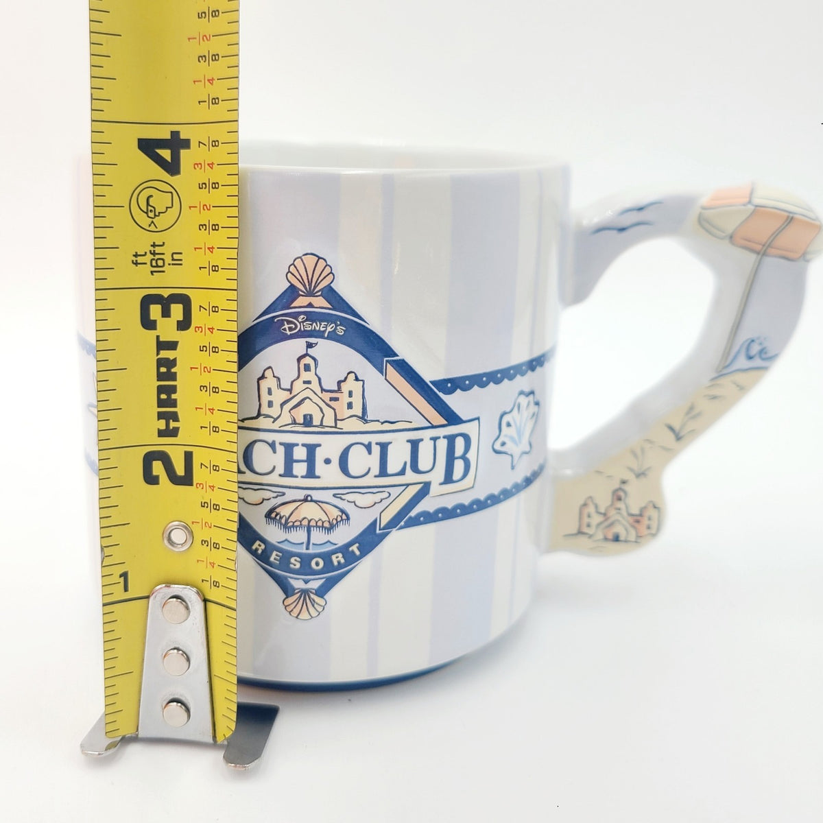 Walt Disney World Parks 2026 Beach Club Resort Mickey Castle Stackable Mug Cup