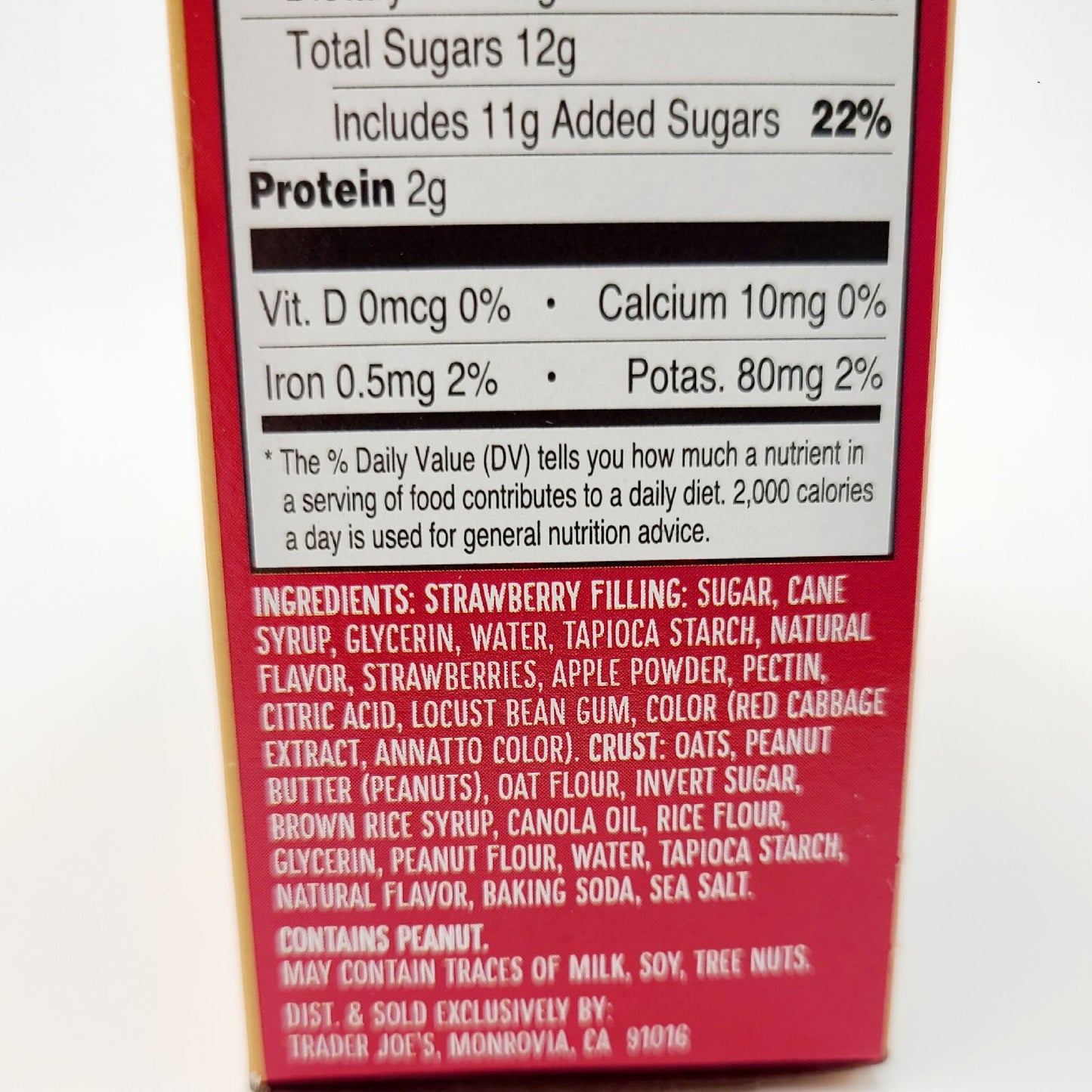 *2 Boxes* Trader Joe’s PB & J Bar Gluten Free Peanut Butter Strawberry Filling