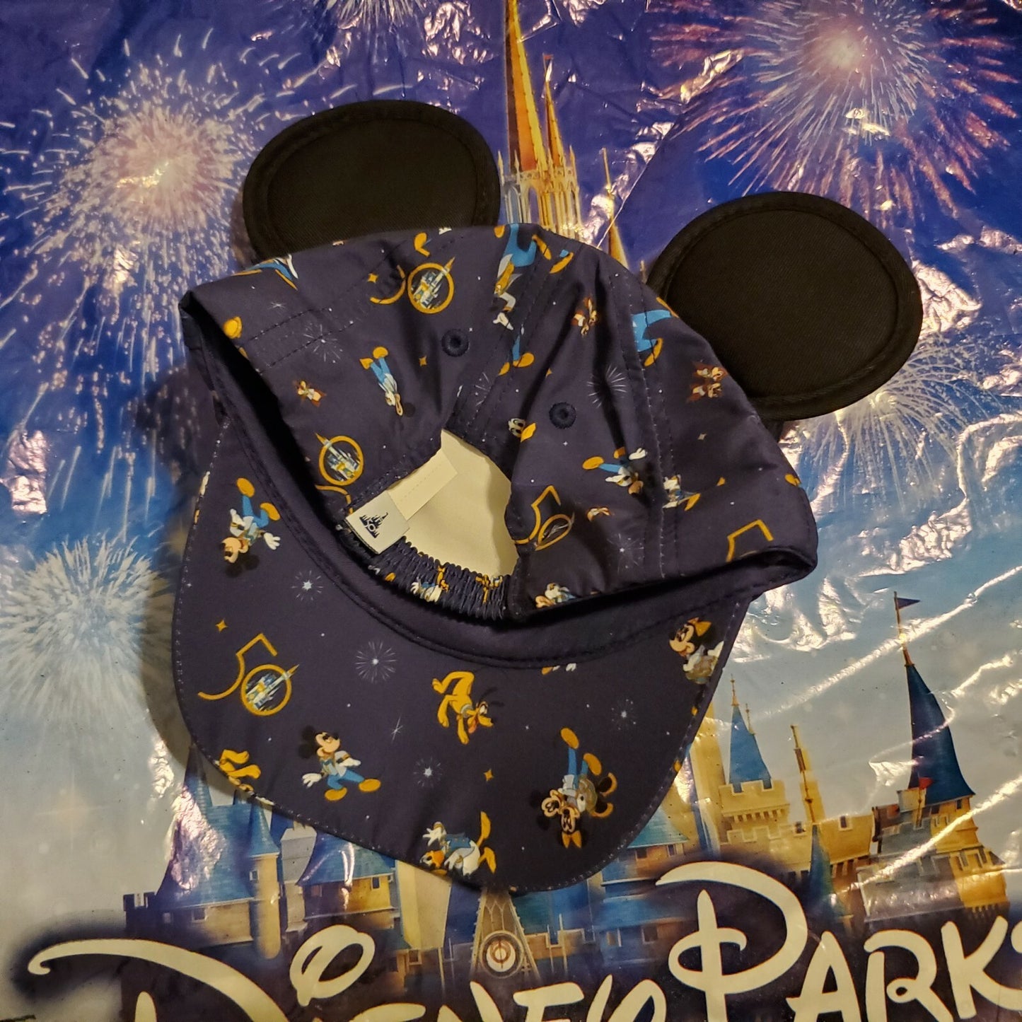 *Toddler Baseball Hat w/ Ears* 2021 Walt Disney World Parks 50th Anniv Mickey 