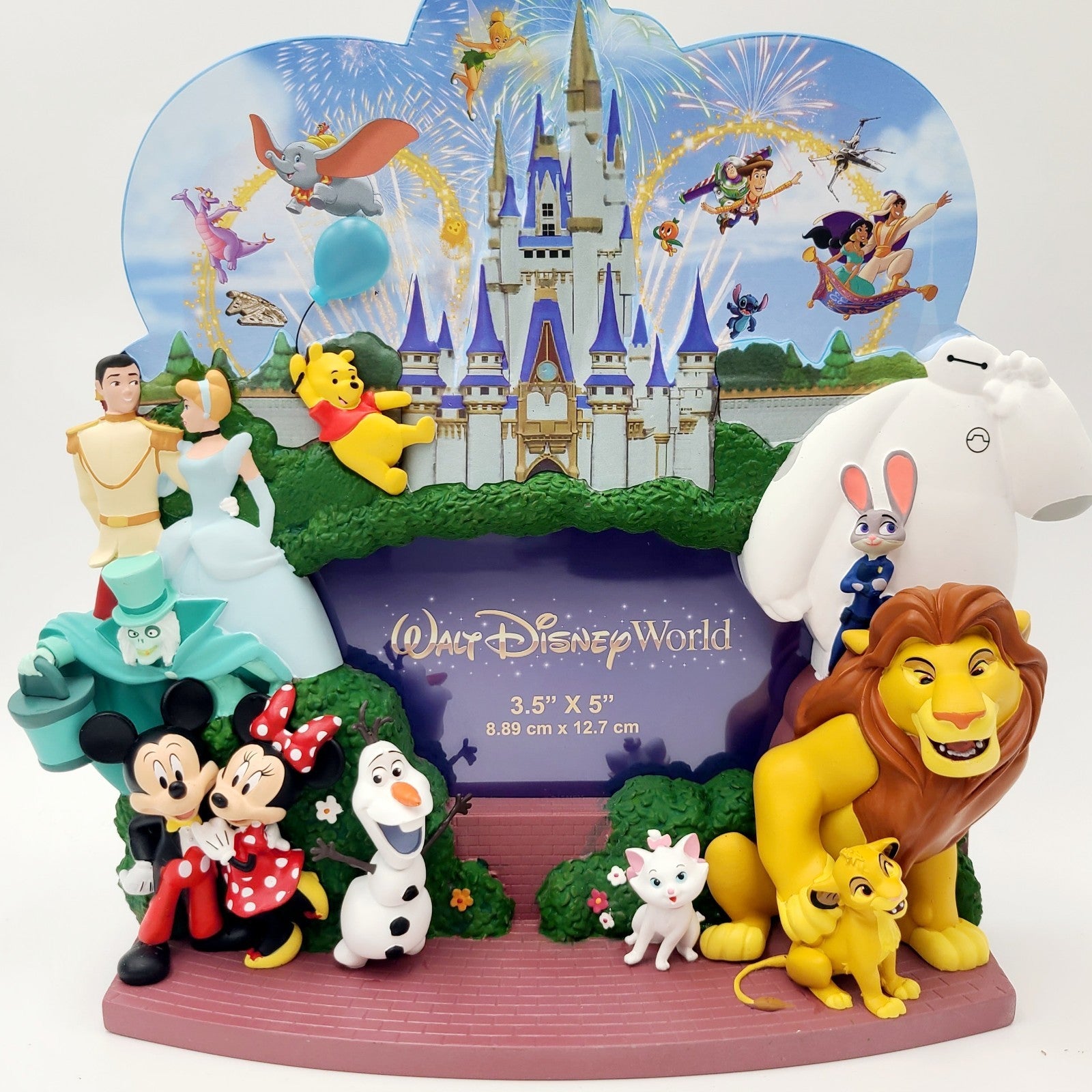2026 Walt Disney World Parks Cinderella Castle Magic Kingdom Photo Picture Frame