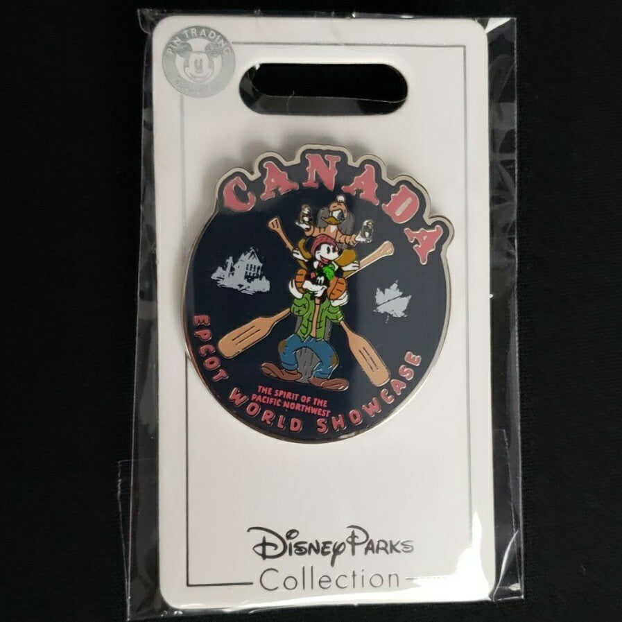 2021 Disney Parks Epcot World Showcase Pin Canada Mickey Goofy Chip Dale Donald