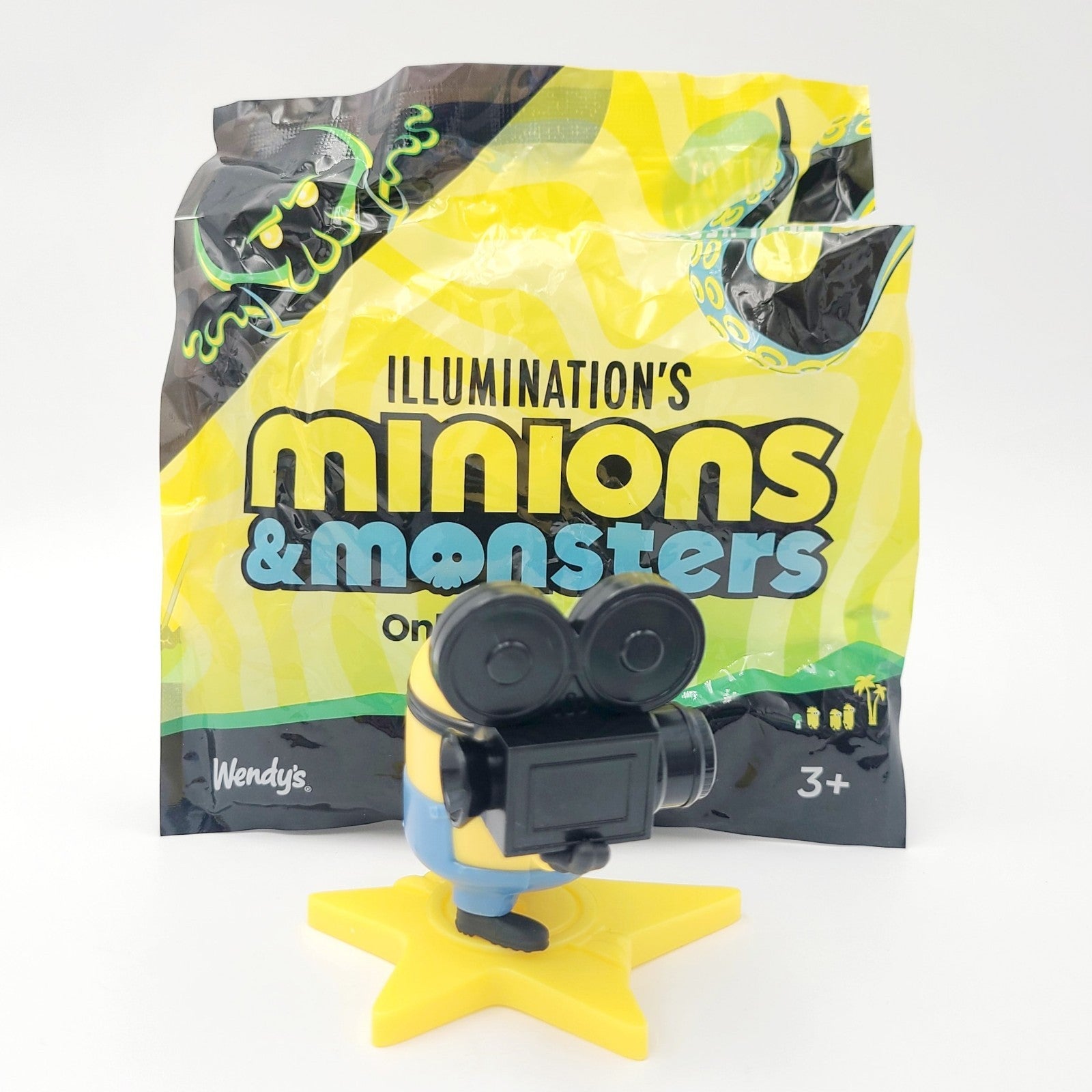 *James* 2026 Wendy’s Illuminations Minions & Monsters Happy Meal Figure Opened