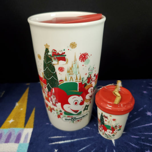 *Tumbler & Ornament* Disney World Parks Holiday Christmas Icons Coffee Starbucks