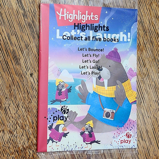 Chick-fil-a Highlights Let's Laugh Book Play 2026 Walrus Puffins Kids Meal Toy