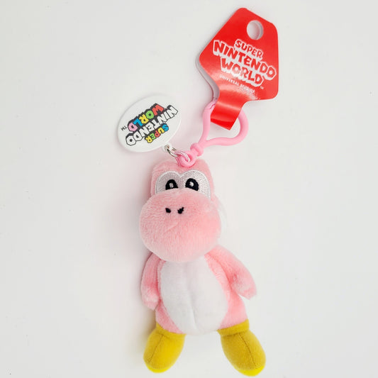 *PINK Yoshi Plush Keychain* Universal Orlando EPIC Universe Super Nintendo World