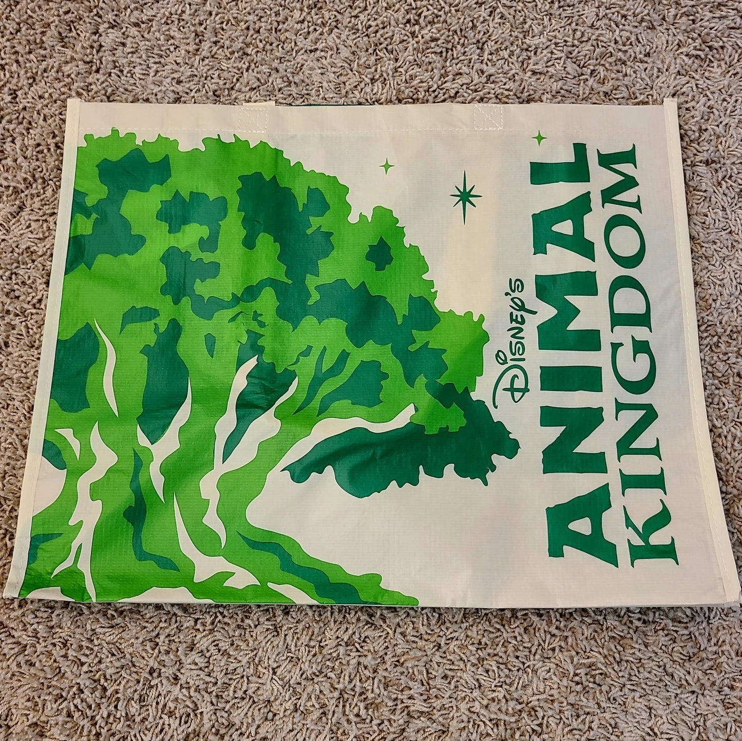 *Medium & Large Reusable Bag Set* Disney World Park Animal Kingdom Tote Shopping