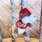 BUC-EE'S Beaver Plush Keychain Gas Station Mini Zipper Pull 3.5" Backpack Clip
