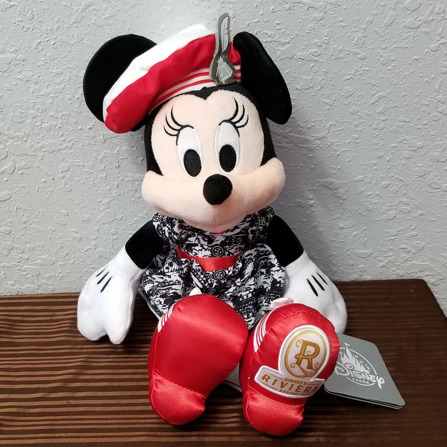 Walt Disney World Riviera Resort Plush Set Of 2 Mickey & Minnie Mouse Brand New