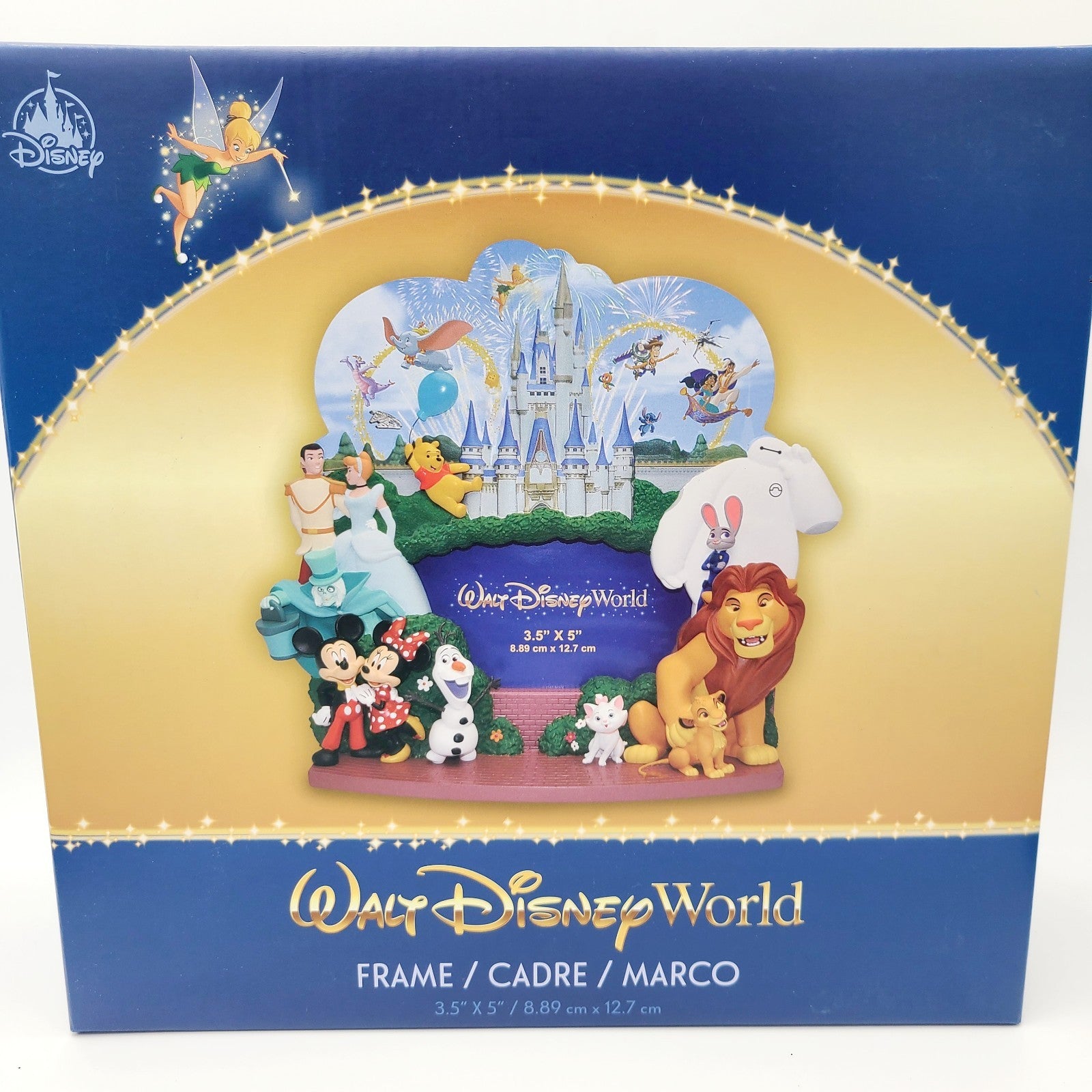 2026 Walt Disney World Parks Cinderella Castle Magic Kingdom Photo Picture Frame