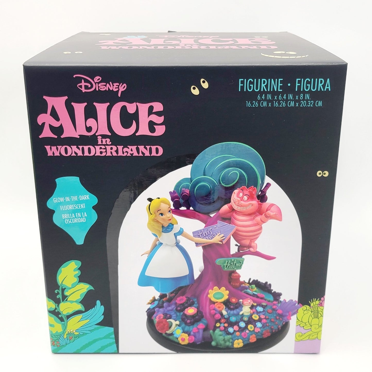 NEW Walt Disney World Parks Alice in Wonderland Glow-in-the-Dark Figurine Figure