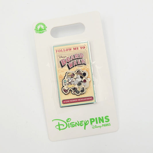 Walt Disney World Parks Boardwalk Resort Mickey & Minnie Mouse OE Pin Ice Cream