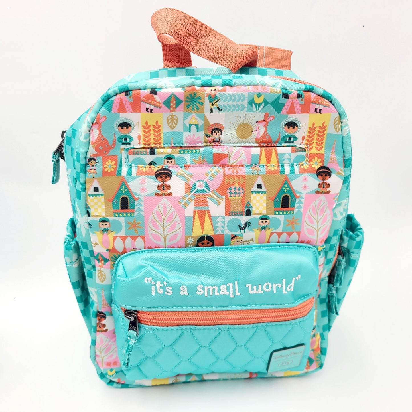*Actual Placement* Walt Disney World Parks It’s A Small World Lug Bag Backpack