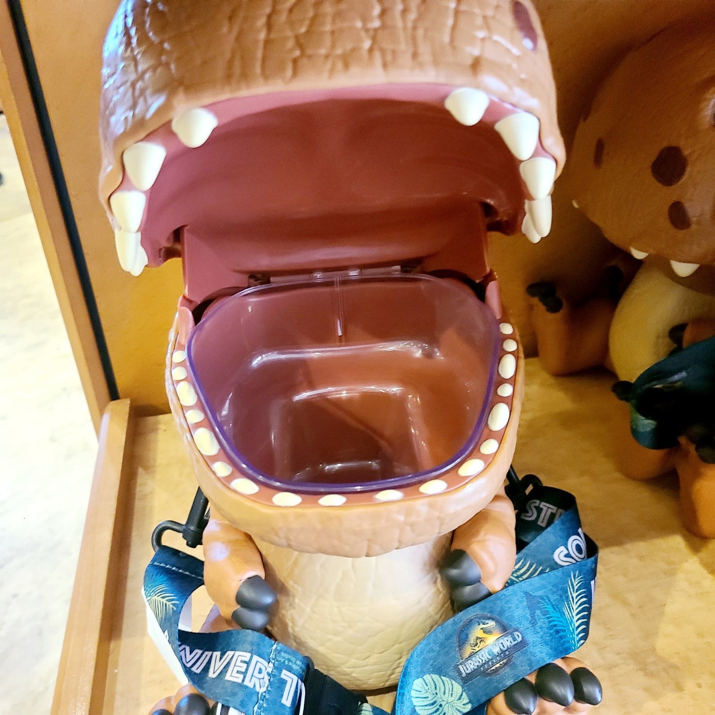Universal Studios Jurassic World Rebirth Baby T-Rex Dinosaur Popcorn Bucket 2025