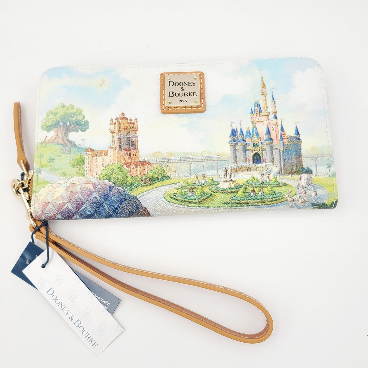 IN HAND 2026 Walt Disney World Parks 55th Anniv Dooney & Bourke Wallet Castle