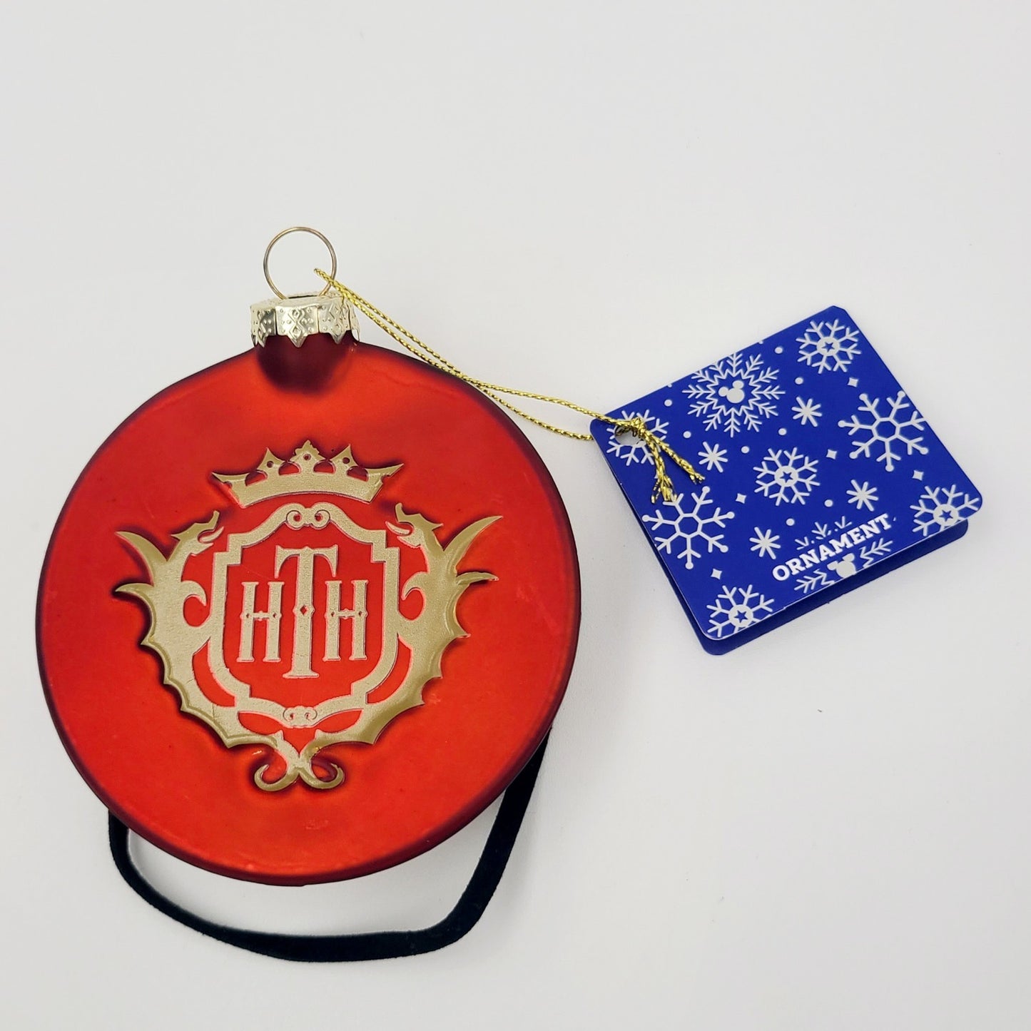 2026 Disney Parks Hollywood Studios Tower Of Terror Bellhop Hat Glass Ornament