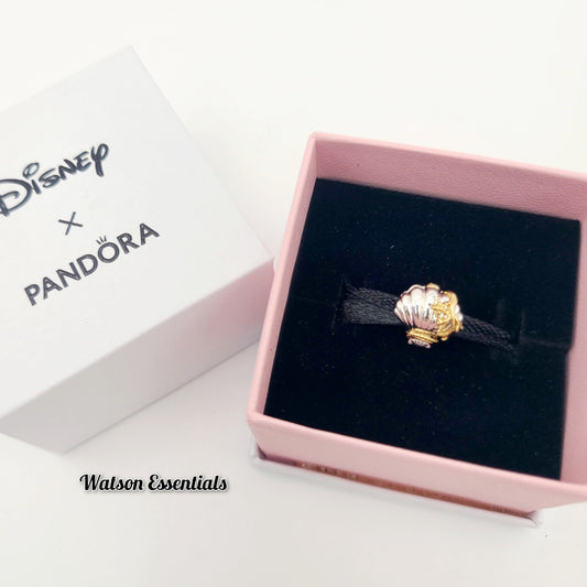Pandora Disney Parks Little Mermaid Charm Diamond S925 Silver & 14K Gold Details