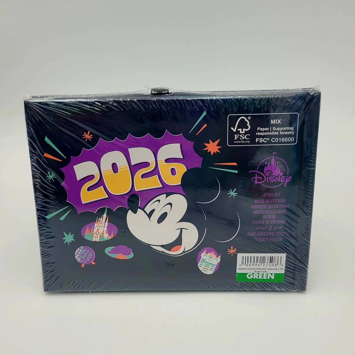 Disney Parks 2026 WDW Mickey Mouse Autograph Book Holds 24 Photos Album NEW