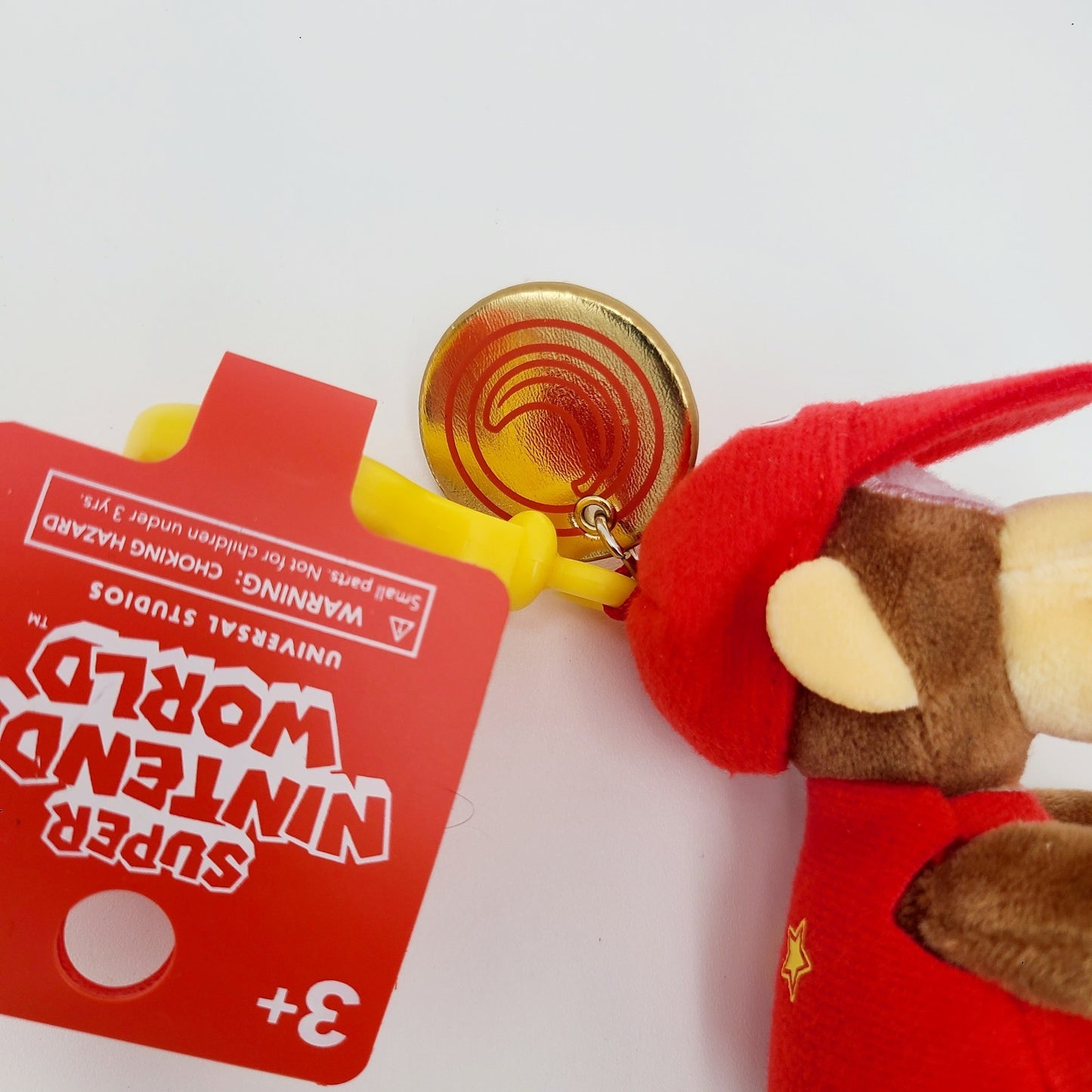 Diddy Kong Plush Keychain Universal Studios EPIC Universe Super Nintendo World