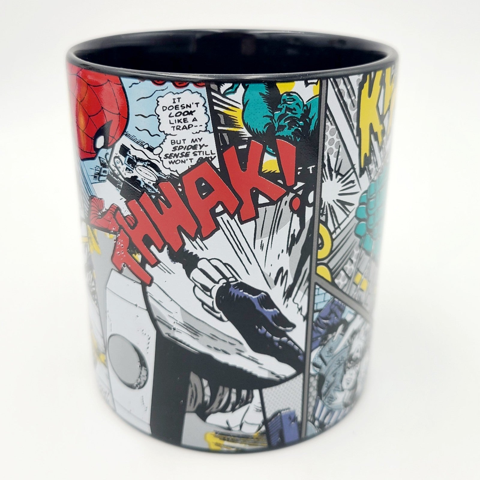 Marvel Comic Panels Ceramic Mug Holds 20 Oz Bulk Iron Man Spiderman Capt America