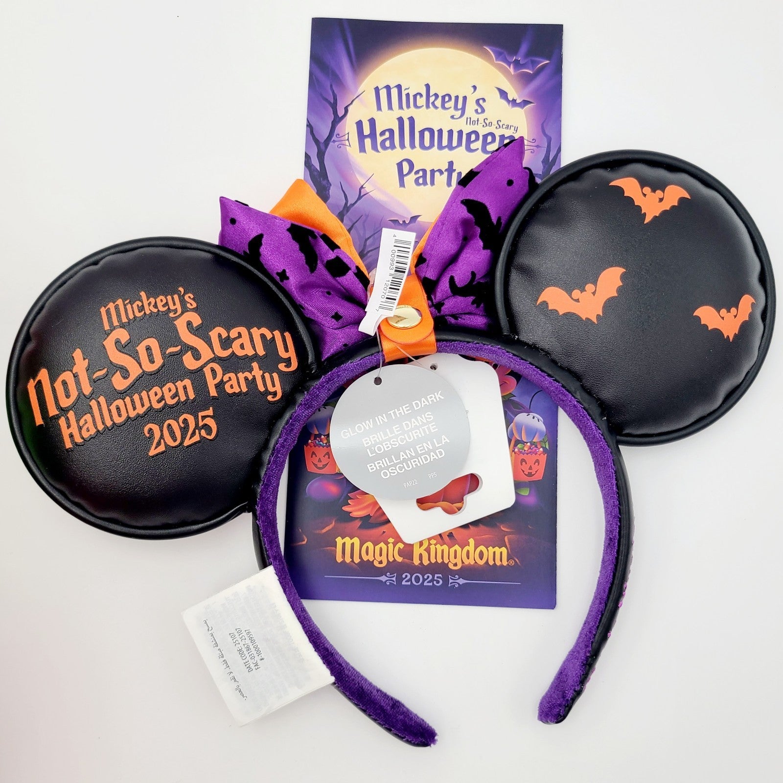 2025 Disney Park Mickeys Not So Scary Halloween Party Castle Ear Headband MNSSHP