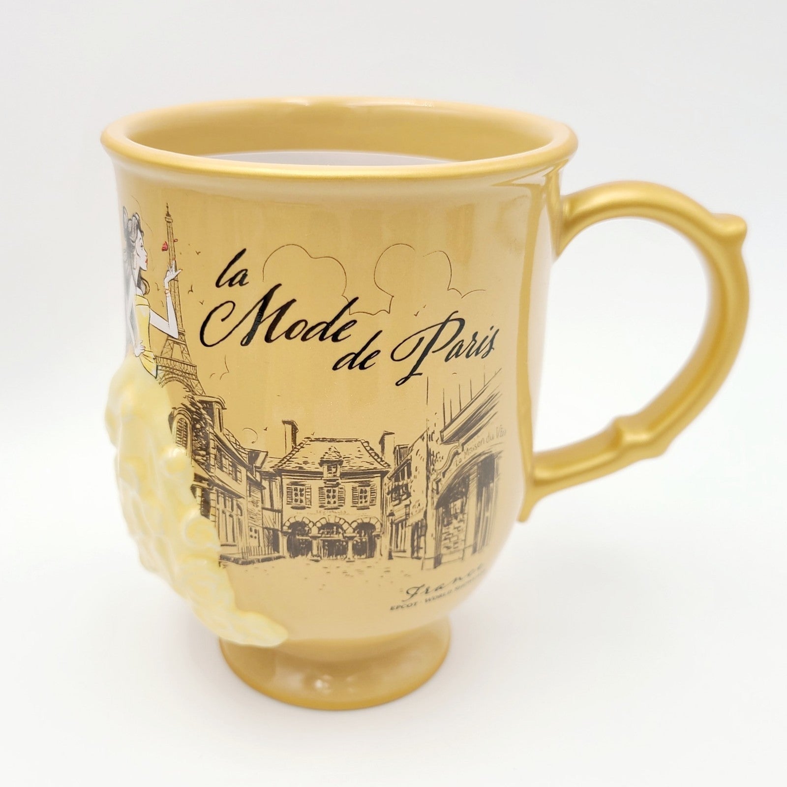 *Mug* Disney Parks EPCOT Paris France Mode de Paris Belle Coffee World Showcase