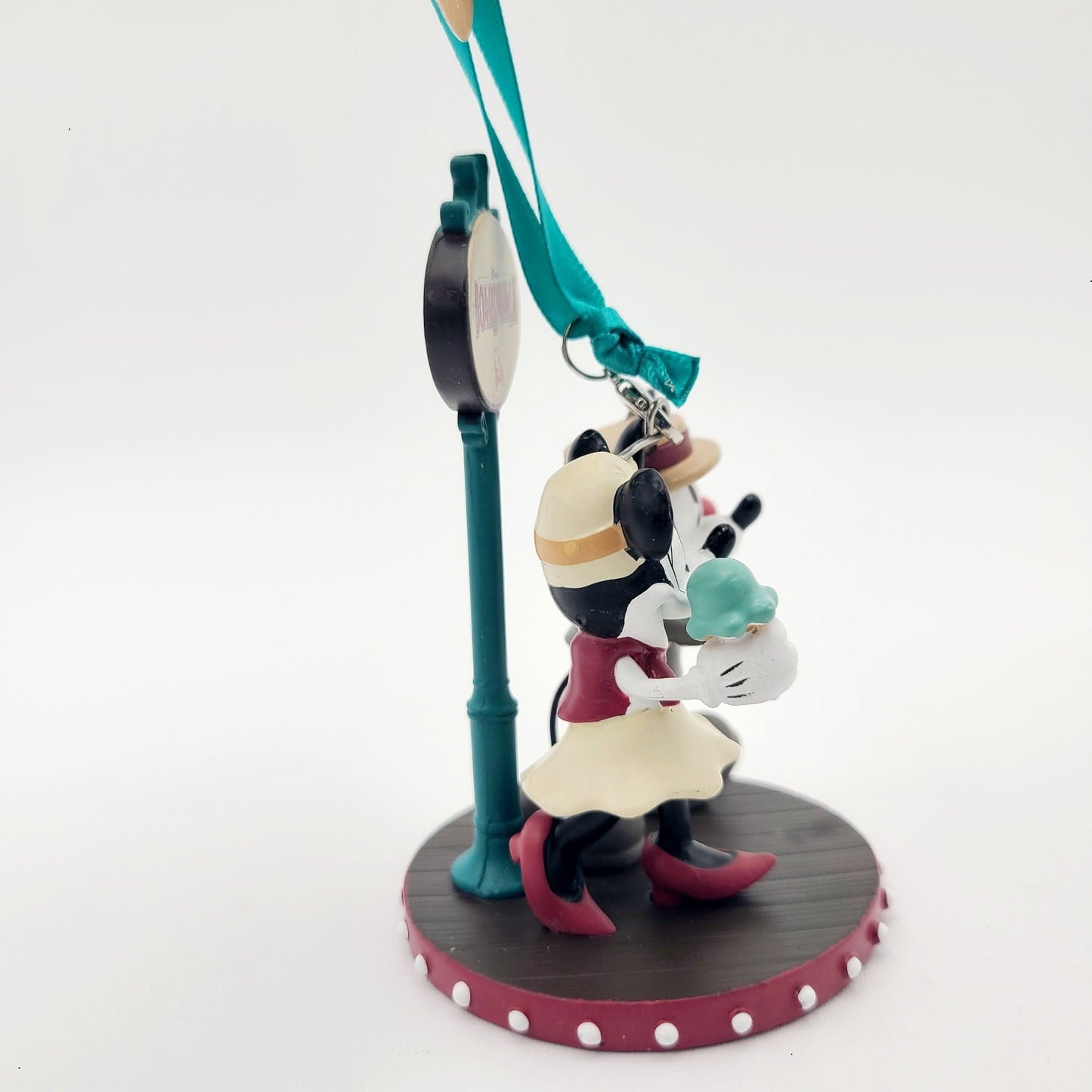 Disney World Parks Boardwalk Resort Mickey & Minnie Mouse Christmas Ornament WDW