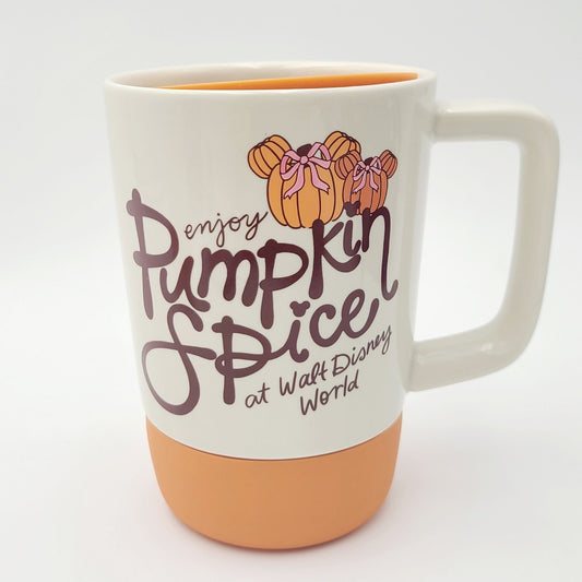 IN HAND 2026 Walt Disney World Parks Halloween Enjoy Pumpkin Spice Mug Starbucks