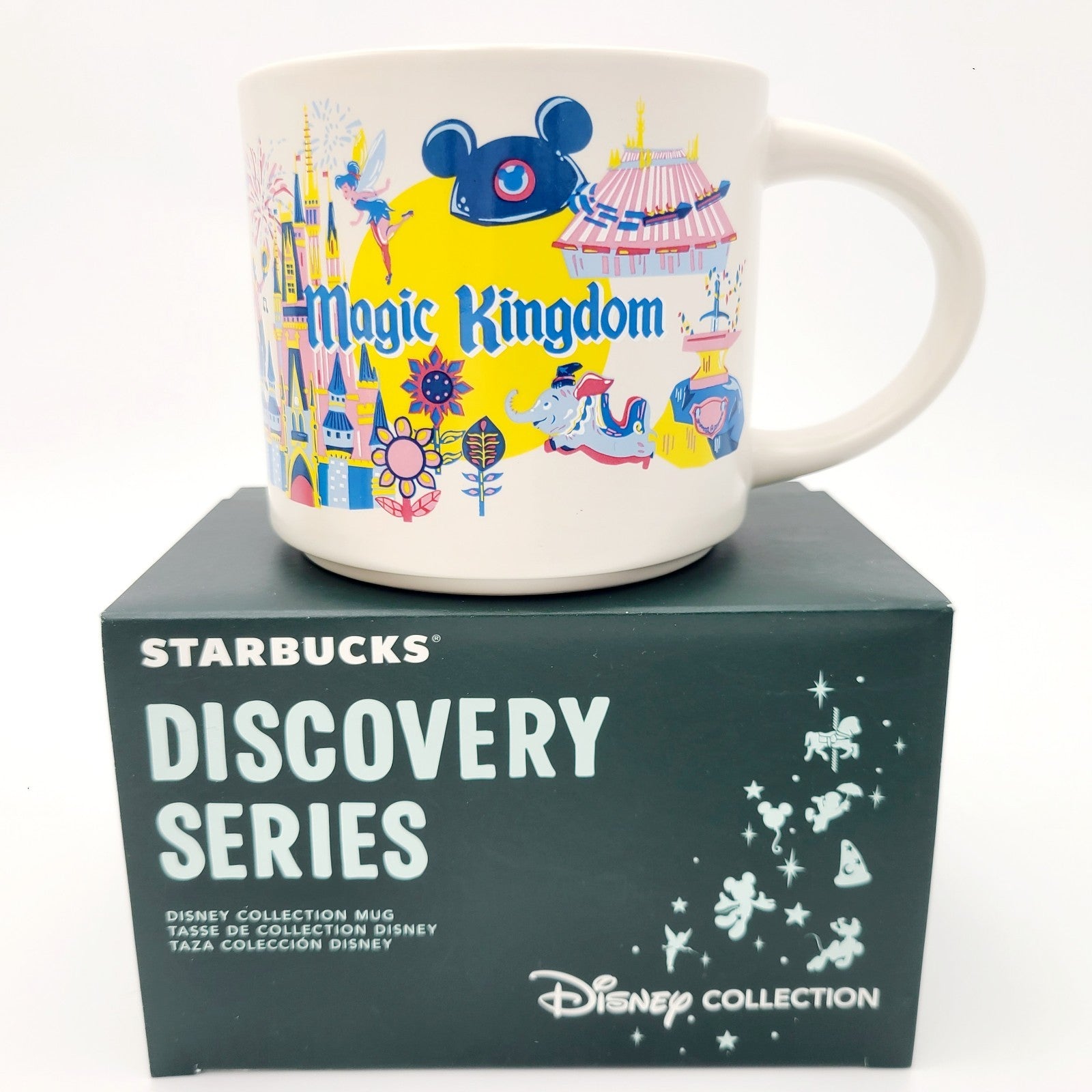 *14 oz Mug SET* Disney Parks Starbucks Discovery Series Epcot Magic HS Animal