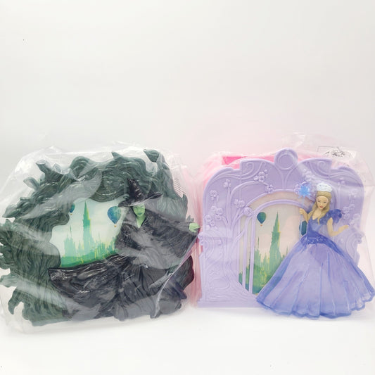 IN HAND Wicked For Good 2025 Glinda Elphaba Popcorn Bucket SET Cinemark Theaters