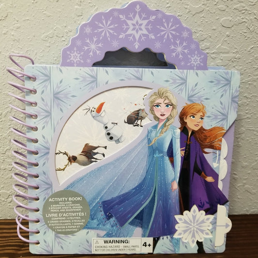 Disney Parks Frozen 2 Activity Book Stationery Art Kit School Supplies Elsa Anna