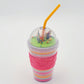 Disney Parks Kingdom of Cute Tumbler Cup Orange Bird Castle Tiki Jerrod Maruyama