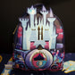 NEW Disney Loungefly Cinderella Castle Crossbody Bag Purse & Mini Backpack Set 