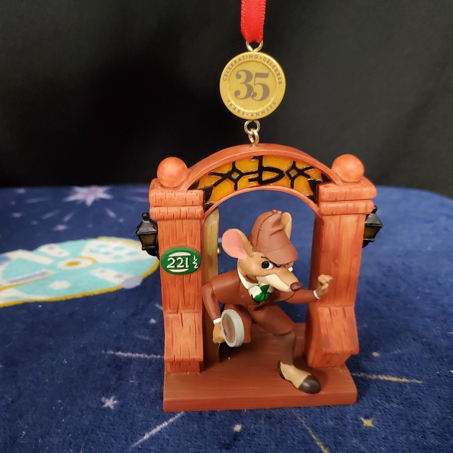 2021 Disney Sketchbook Great Mouse Detective 35th Anniversary Legacy Ornament
