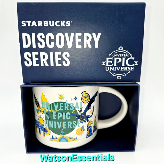 Starbucks Universal EPIC Universe Mug Cup Discovery Series 14oz Studios Orlando