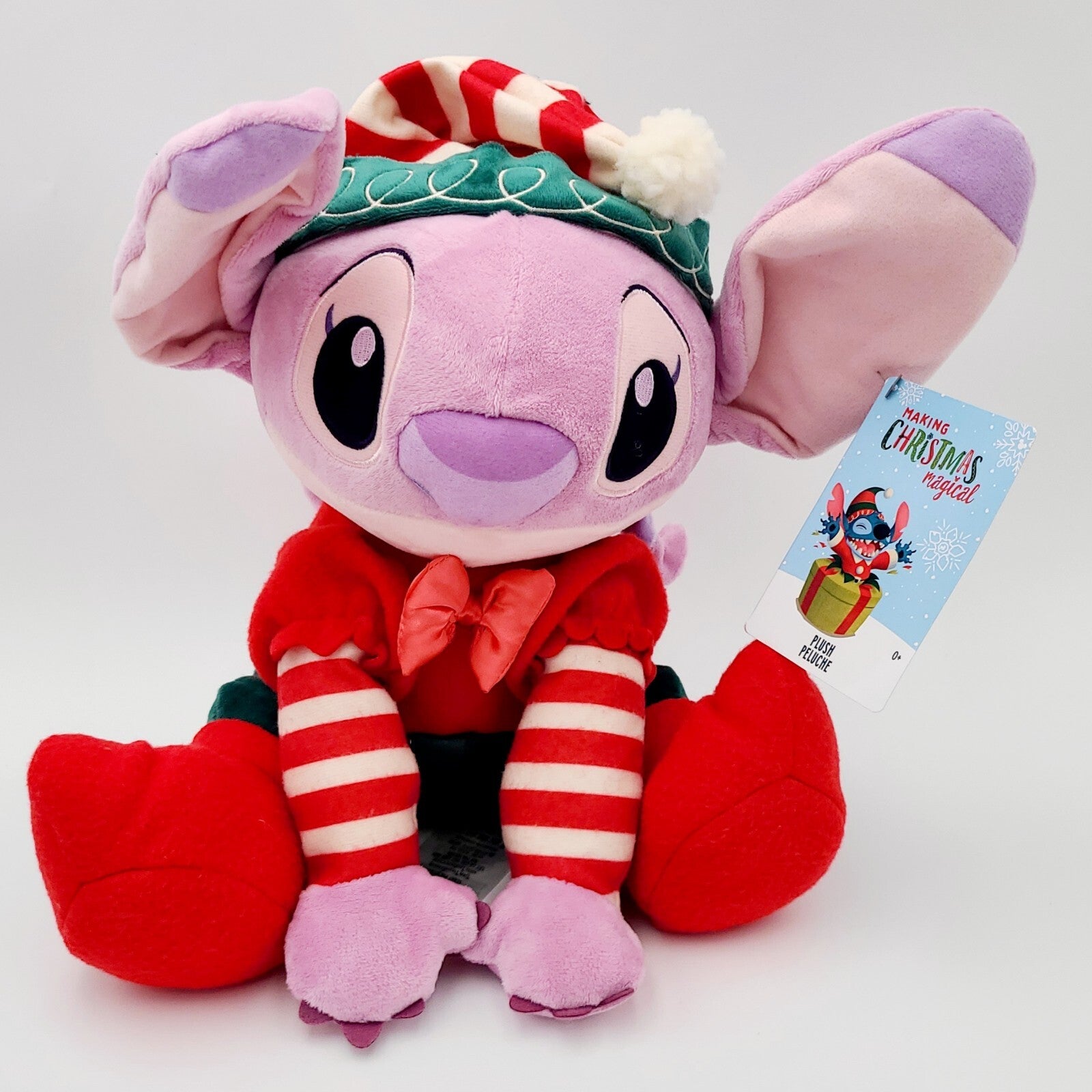 *Stitch & Angel Plush Set* 2024 Disney Parks Christmas Elf Stitch Holiday Toy