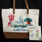 *Starbucks Tote & 50th 4 Pin Set* 2021 Disney Parks Icons Magic Kingdom EPCOT 