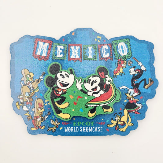 * Magnet* Walt Disney World Parks EPCOT Mexico World Showcase Mickey & Minnie