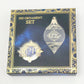 NEW 2025 EPIC Universe Universal Orlando Logo Pin & Ornament Set Gold Blue