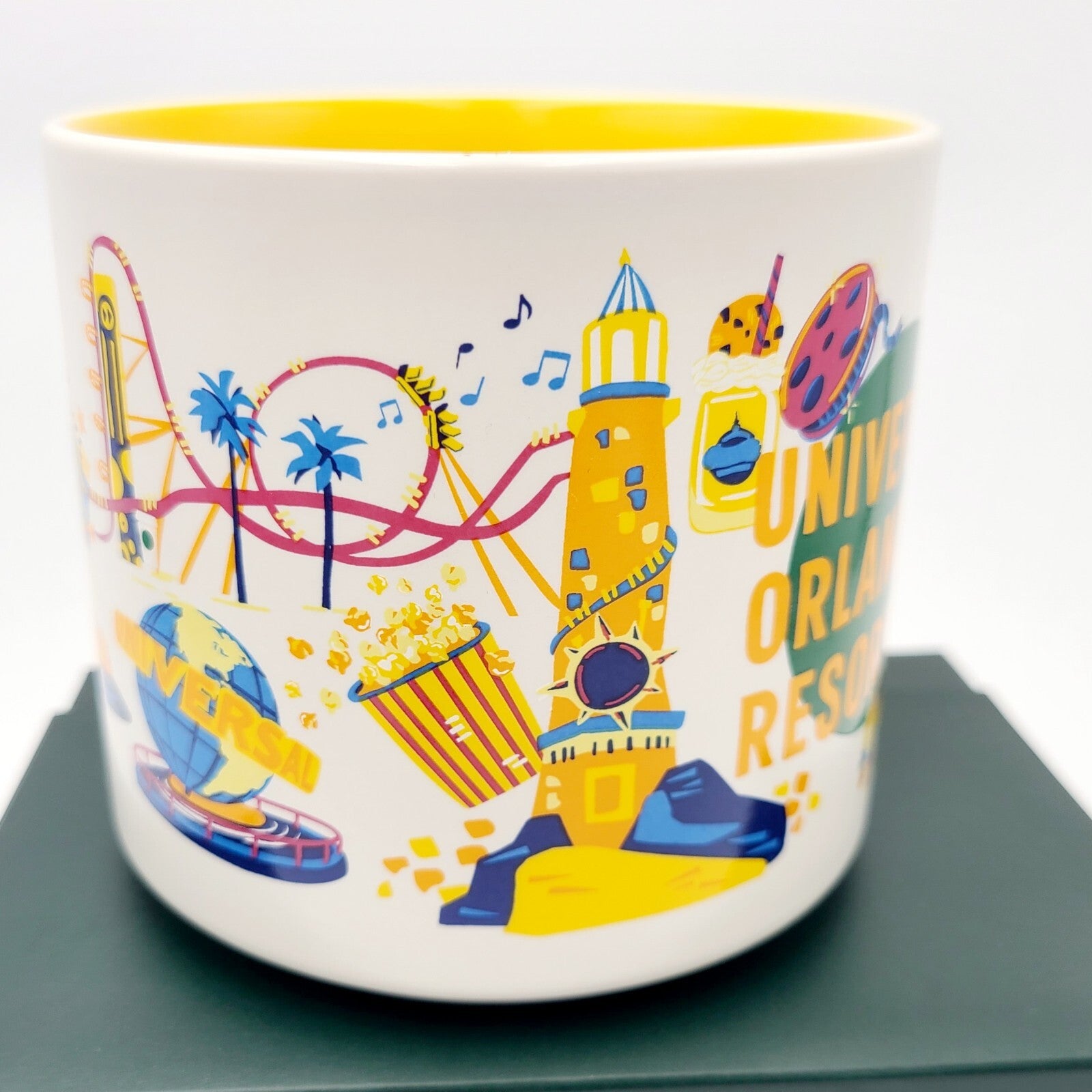 Universal Studio Orlando Starbucks Discovery Series Ceramic Coffee Mug Ornament