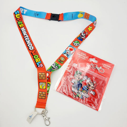 EPIC Universe Super Nintendo World Mario Luigi Lanyard Pouch Universal Studio