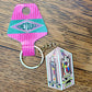 KEYCHAIN Universal Studios Honeydukes Harry Potter Bertie Botts Every Beans Box